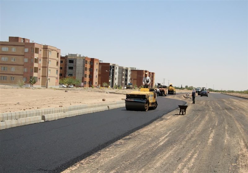 گناباد،آسفالت،پروژه،بهارستان،اجراي،شهرك،مسير،تسنيم،قير،بلوار ...