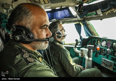 عملیات اطفای حریق بخش عراقی تالاب هورالعظیم-خوزستان