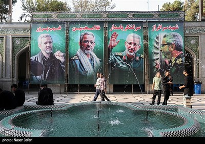 مراسم یادبود شهید غیب پرور