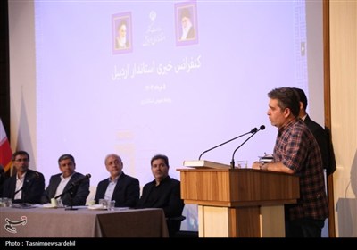 نشست خبری استاندار اردبیل به روایت تصویر