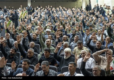 آیین گرامیداشت چهلمین روز شهادت فرماندهان ،‌دانشمندان و 88 لاله گلگون کفن استان لرستان