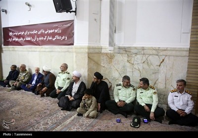 گرامیداشت شهدای پدافند هوایی ارتش در حرم بانوی کرامت