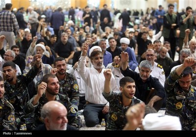 گرامیداشت شهدای پدافند هوایی ارتش در حرم بانوی کرامت