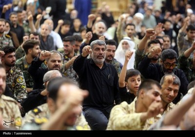 گرامیداشت شهدای پدافند هوایی ارتش در حرم بانوی کرامت