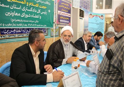 قضايي،دستگاه،استان،سمنان،مسئولان،دادگستري،عدالت،رئيس،اكبري،ا ...