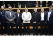 رئیس کمیسیون اقتصادی مجلس و مدیرعامل بانک صادرات ایران در اردوی ملیپوشان وزنهبرداری