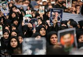 إقامة مراسم أربعین شهداء الحرب الأخیرة بحضور قائد الثورة الإسلامیة