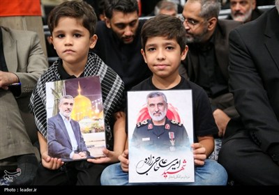 مراسم بزرگداشت شهدای جنگ تحمیلی اخیر با حضور رهبر معظم انقلاب