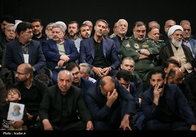 مراسم بزرگداشت شهدای جنگ تحمیلی اخیر با حضور رهبر معظم انقلاب