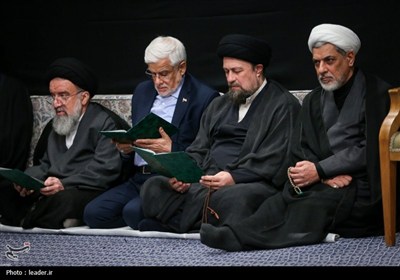 مراسم بزرگداشت شهدای جنگ تحمیلی اخیر با حضور رهبر معظم انقلاب