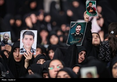 مراسم بزرگداشت شهدای جنگ تحمیلی اخیر با حضور رهبر معظم انقلاب