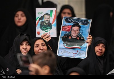مراسم بزرگداشت شهدای جنگ تحمیلی اخیر با حضور رهبر معظم انقلاب