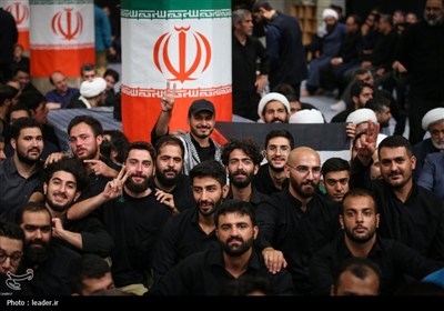 مراسم بزرگداشت شهدای جنگ تحمیلی اخیر با حضور رهبر معظم انقلاب