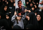 إقامة مراسم أربعین شهداء الحرب الأخیرة بحضور قائد الثورة الإسلامیة
