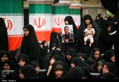 إقامة مراسم أربعین شهداء الحرب الأخیرة بحضور قائد الثورة الإسلامیة