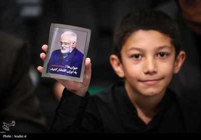مراسم بزرگداشت شهدای جنگ تحمیلی اخیر با حضور رهبر معظم انقلاب