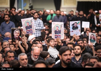 مراسم بزرگداشت شهدای جنگ تحمیلی اخیر با حضور رهبر معظم انقلاب