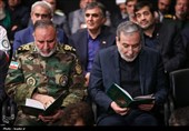 إقامة مراسم أربعین شهداء الحرب الأخیرة بحضور قائد الثورة الإسلامیة