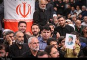 إقامة مراسم أربعین شهداء الحرب الأخیرة بحضور قائد الثورة الإسلامیة
