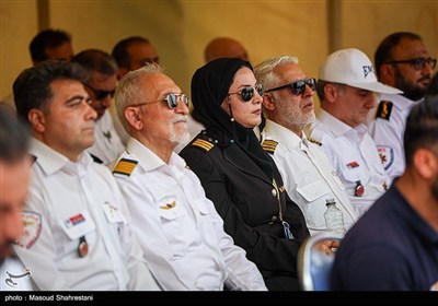 مراسم بدرقه کاروان کمیته بهداشت و درمان اربعین حسینی اورژانس کشور