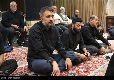 مراسم سالگرد شهادت اسماعیل هنیه و چهلم سردار ایزدی