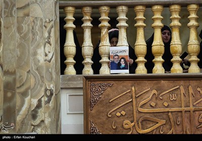 مراسم سالگرد شهادت اسماعیل هنیه و چهلم سردار ایزدی