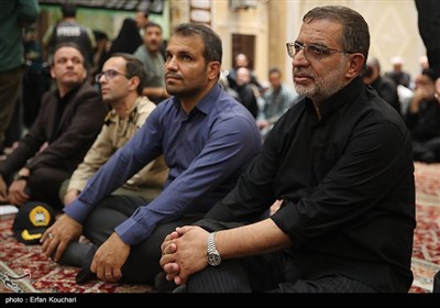 مراسم سالگرد شهادت اسماعیل هنیه و چهلم سردار ایزدی