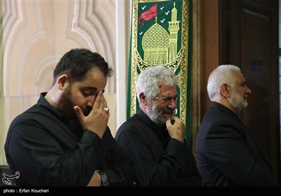 مراسم سالگرد شهادت اسماعیل هنیه و چهلم سردار ایزدی