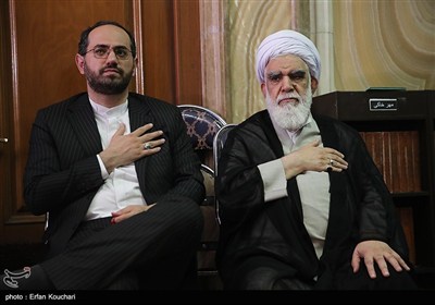 مراسم سالگرد شهادت اسماعیل هنیه و چهلم سردار ایزدی