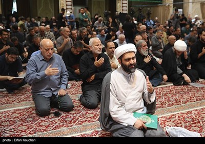 مراسم سالگرد شهادت اسماعیل هنیه و چهلم سردار ایزدی