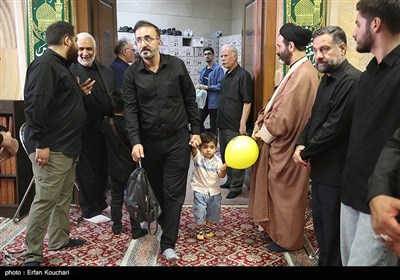 مراسم سالگرد شهادت اسماعیل هنیه و چهلم سردار ایزدی