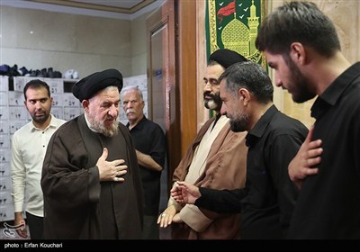 مراسم سالگرد شهادت اسماعیل هنیه و چهلم سردار ایزدی