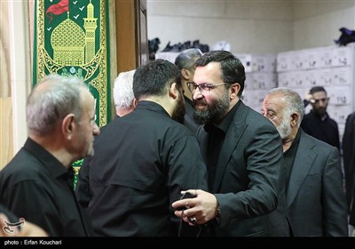 مراسم سالگرد شهادت اسماعیل هنیه و چهلم سردار ایزدی
