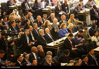 حضور قالیباف در ششمین کنفرانس رؤسای مجالس جهان
