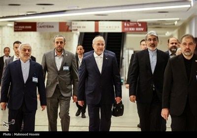 حضور قالیباف در ششمین کنفرانس رؤسای مجالس جهان