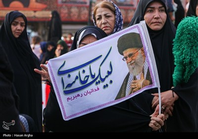 همخوانی سرود (ای ایران بخوان) در زنجان