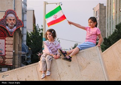 همخوانی سرود (ای ایران بخوان) در زنجان