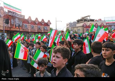 همخوانی سرود (ای ایران بخوان) در زنجان