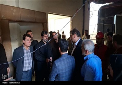 بازدید استاندار قم از پروژه صحن شرقی حرم حضرت معصومه(س)