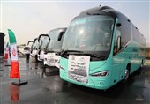 ورود 7 دستگاه اتوبوس به ناوگان حمل و نقل مسافری البرز