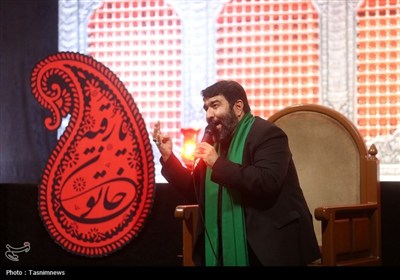 عزاداری زائران حرم بانوی کرامت در شب شهادت حضرت رقیه(س)