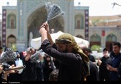 حضور دستجات عزای شهادت حضرت رقیه(س) در حرم حضرت معصومه(س)