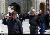حضور دستجات عزای شهادت حضرت رقیه(س) در حرم حضرت معصومه(س)
