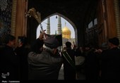 حضور دستجات عزای شهادت حضرت رقیه(س) در حرم حضرت معصومه(س)