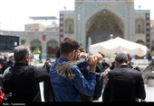 حضور دستجات عزای شهادت حضرت رقیه(س) در حرم حضرت معصومه(س)