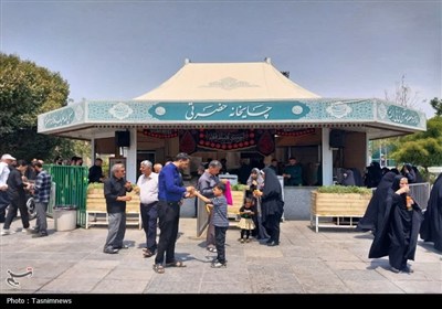 حضور دستجات عزای شهادت حضرت رقیه(س) در حرم حضرت معصومه(س)