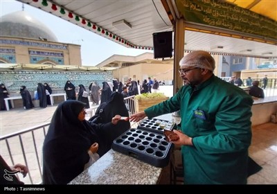 حضور دستجات عزای شهادت حضرت رقیه(س) در حرم حضرت معصومه(س)