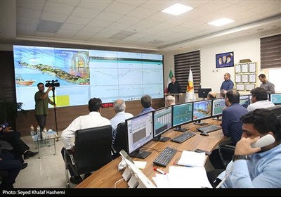 بازدید استاندار بوشهر از مرکز دیسپاچینگ شرکت توزیع نیروی برق استان بوشهر