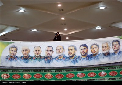 مراسم اربعین شهدای اقتدار استان همدان