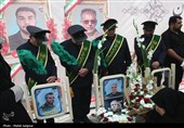 مراسم اربعین شهدای اقتدار ایران اصفهان